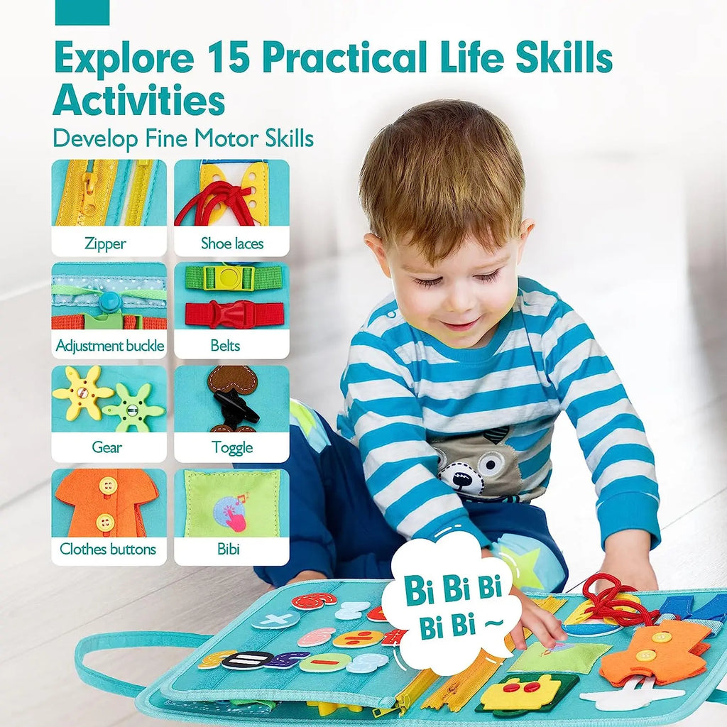 Montessori-Inspired Toddler Busy Book