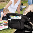 Pushchair Organiser Bag with Non-Slip Straps