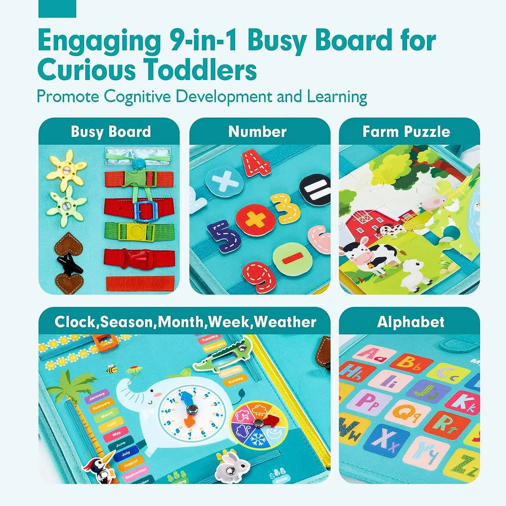 Montessori-Inspired Toddler Busy Book