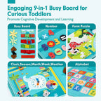 Montessori-Inspired Toddler Busy Book