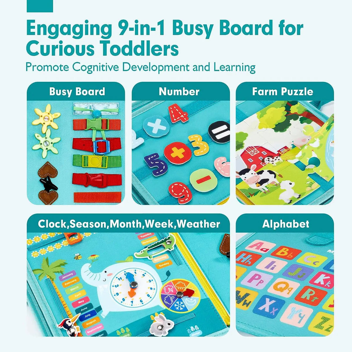 Montessori-Inspired Toddler Busy Book
