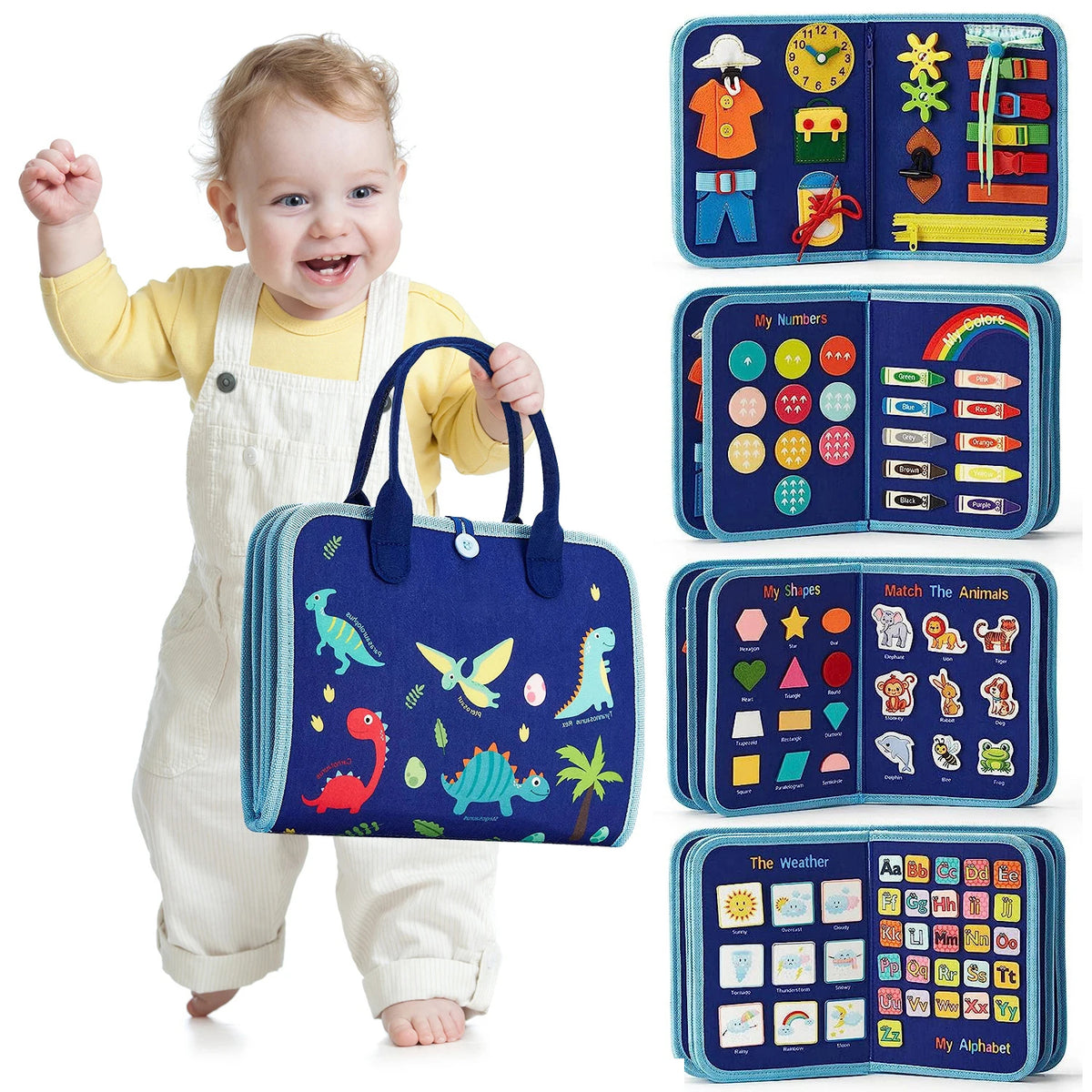 Montessori-Inspired Toddler Busy Book