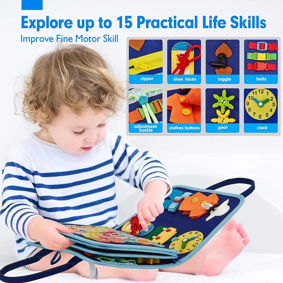 Montessori-Inspired Toddler Busy Book
