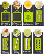 12-in-1 Vegetable Chopper, Slicer & Grater