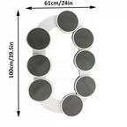 Expandable 8-Tray Rotating Table Server