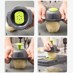 12-in-1 Vegetable Chopper, Slicer & Grater