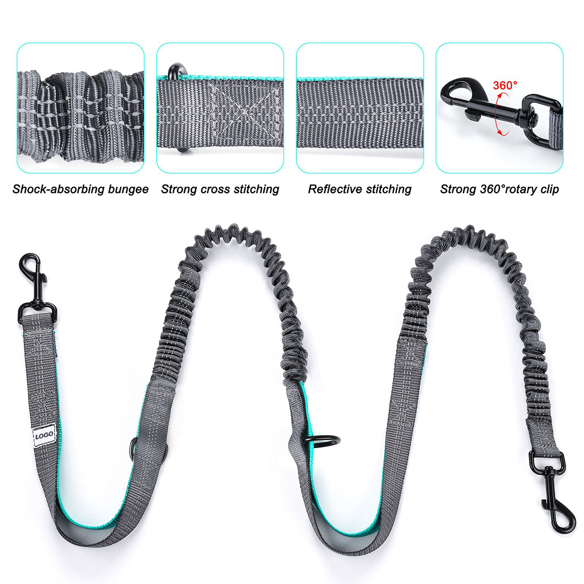Hands-Free Dog Walking Waist Pack or Bungee Lead