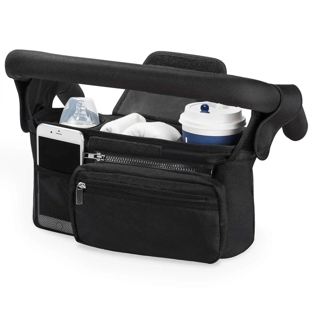 Pushchair Organiser Bag with Non-Slip Straps